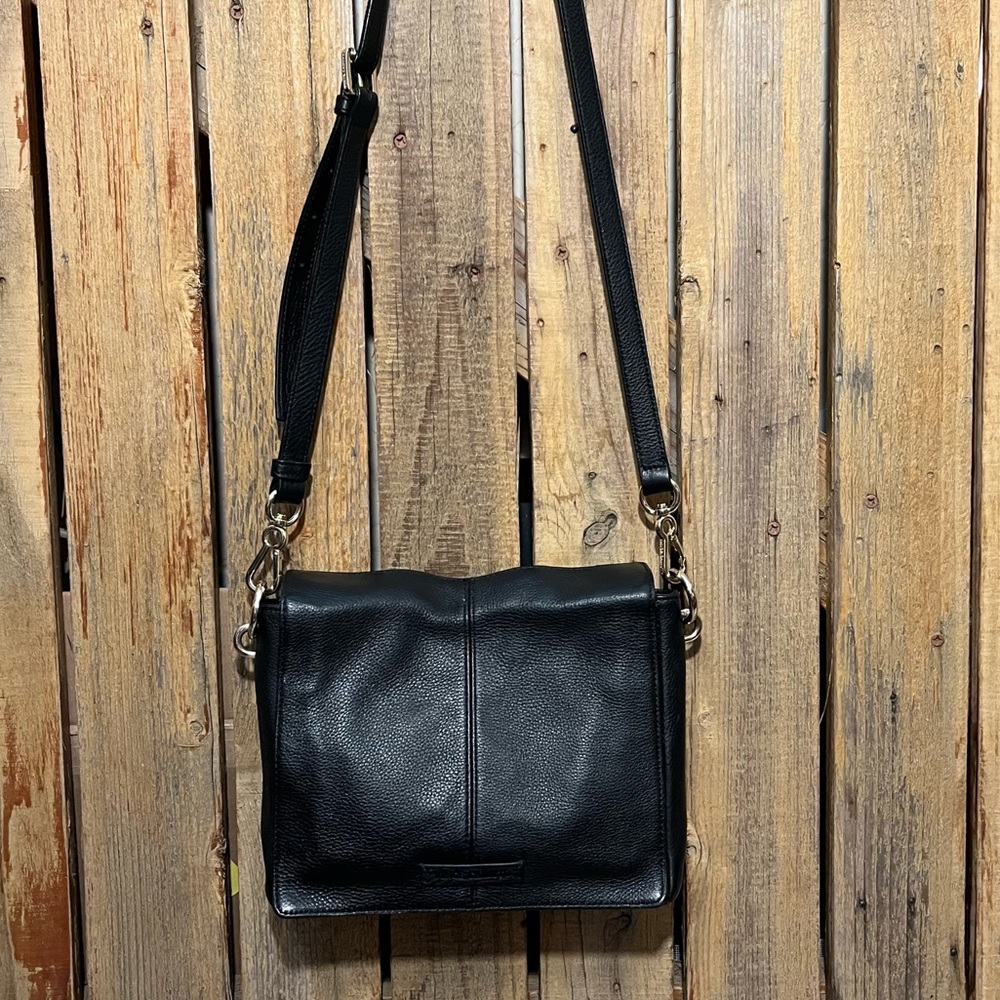 Vince Camuto Black Leather Crossbody